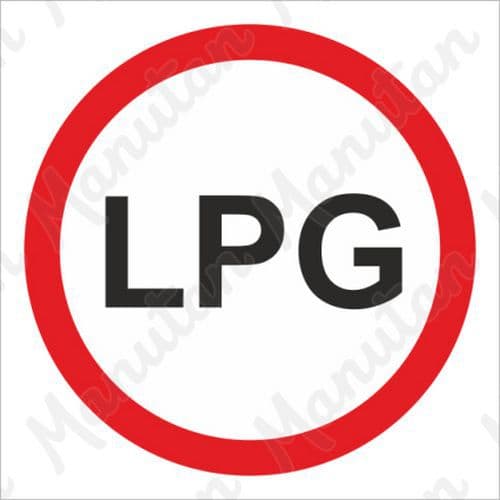 Zákazové tabulky - LPG