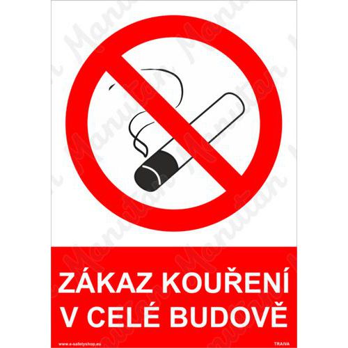 Zákazové tabulky - Zákaz kouření v celé budově
