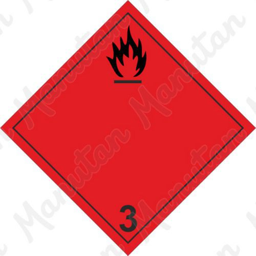 Výstražné ADR tabulky - Nebezpečí požáru hořlavé kapaliny č.3 A