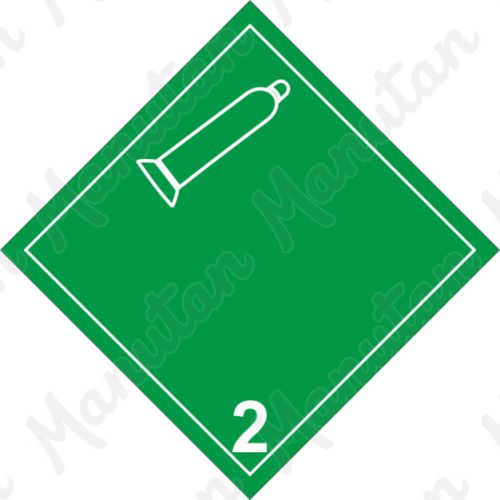 Výstražné ADR tabulky - Nehořlavý nejedovatý plyn č. 2.2 B Výstražné ADR tabulky - Nehořlavý nejedovatý plyn č. 2.2 B