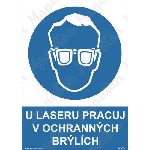 Příkazové tabulky - U laseru pracuj v ochranných brýlích