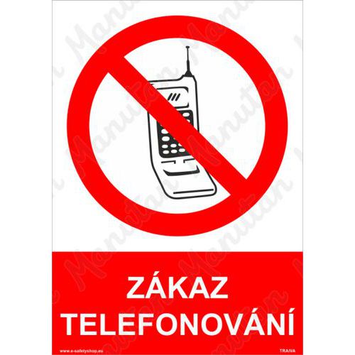 Zákazové tabulky - Zákaz telefonování