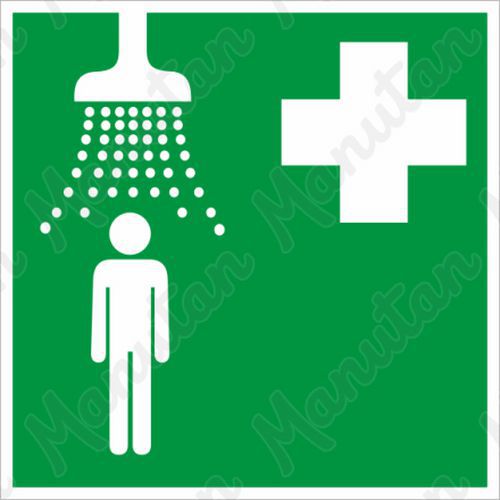 Tabulky bezpečí, fotoluminiscenční - Zdravotnická sprcha