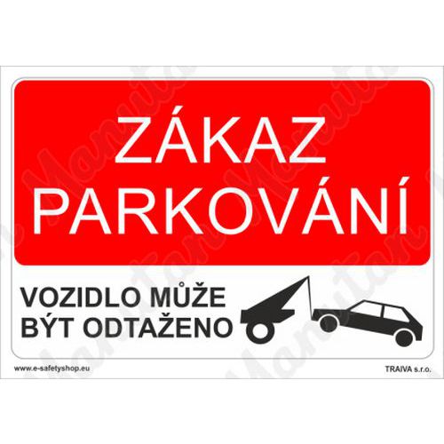 Zákazové tabulky - Zákaz parkování