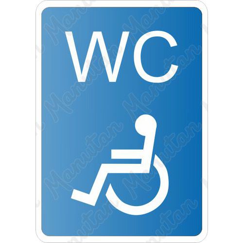 Informační tabulky - WC pro invalidy