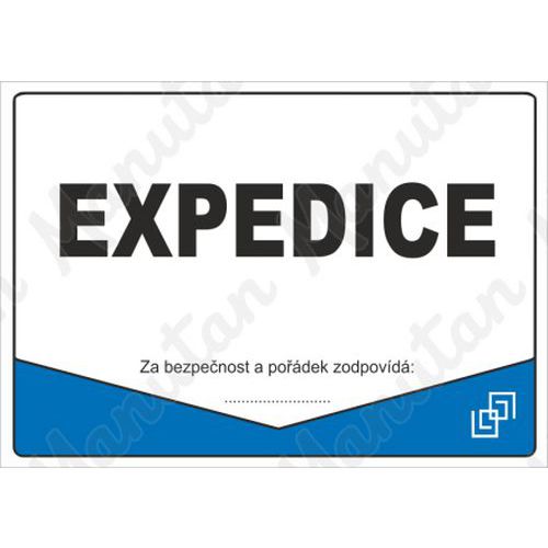 Informační tabulky - Expedice