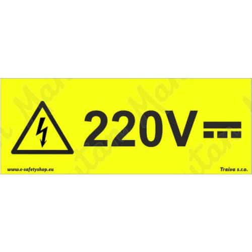 Výstražné tabulky - 220V