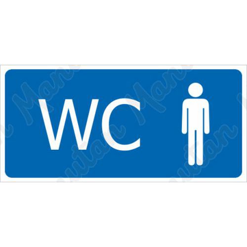 Informační tabulky - WC muži