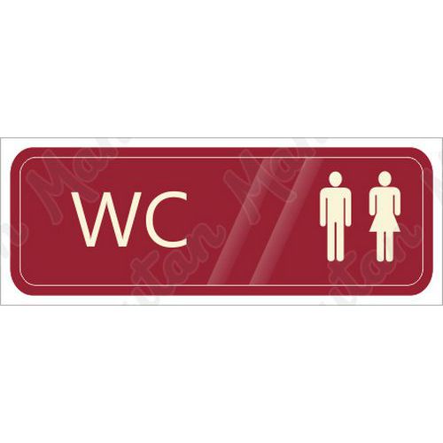 Informační tabulky - WC muži i dámy