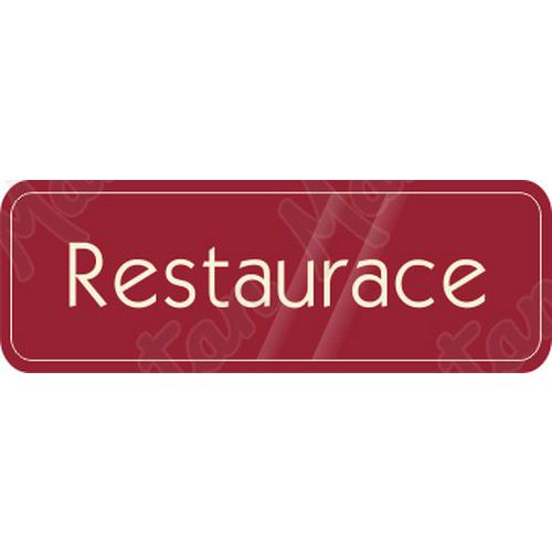 Informační tabulky - Restaurace Informační tabulky - Restaurace
