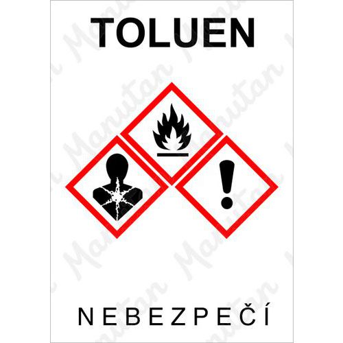 Výstražné GHS tabulky - Toulen