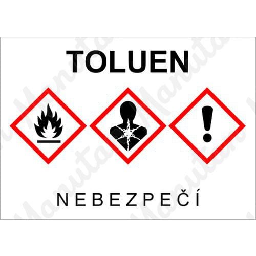Výstražné GHS tabulky - Toulen