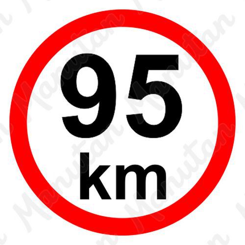 Příkazové tabulky - Omezení rychlosti 95 km/h