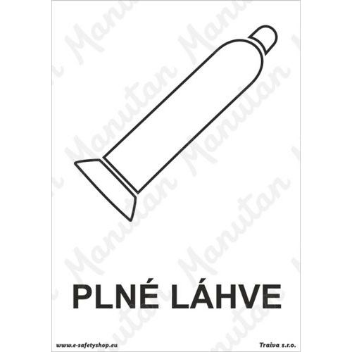 Informační tabulky - Plné láhve