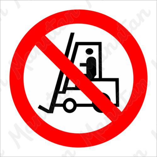 Zákazové tabulky - Zákaz vjezdu s vozíkem