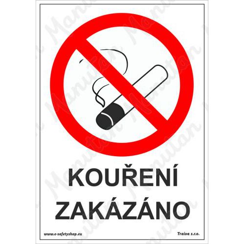 Zákazové tabulky - Kouření zakázáno