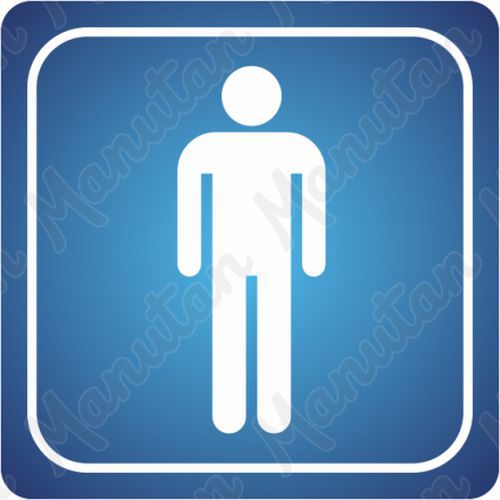 Informační tabulka - Toaleta muži