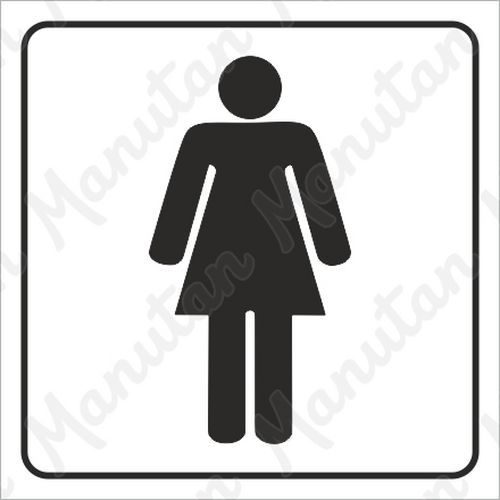 Informační tabulka - WC ženy
