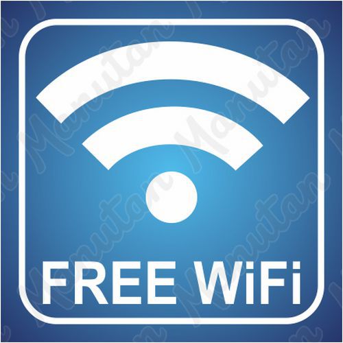 Informační tabulka - Wifi free
