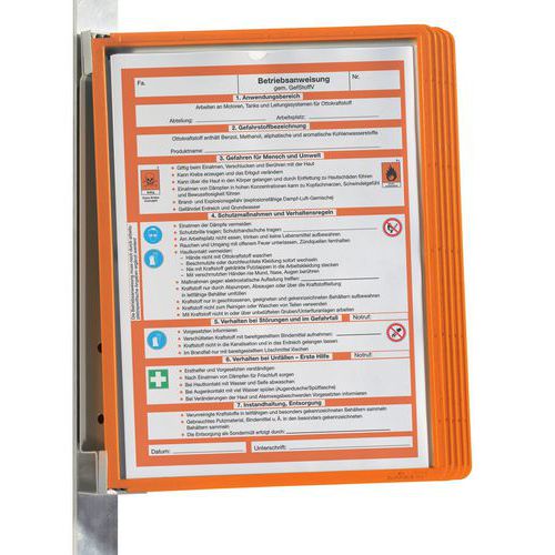 Magnetické nástěnné držáky Vario® pro 5 kapes A4 - Durable