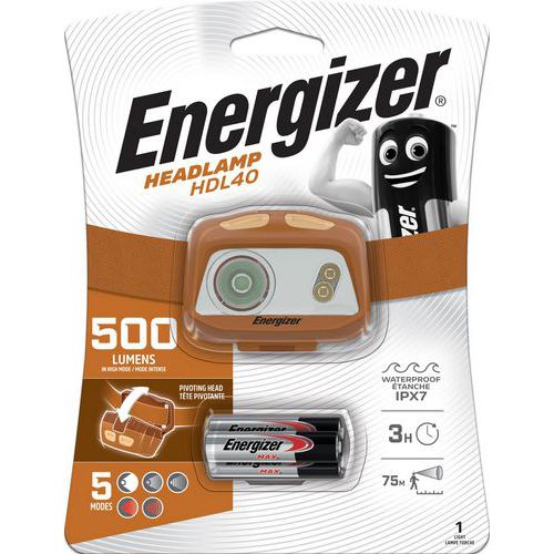 LED nabíjecí čelovka Energizer HDL40, 500 lm