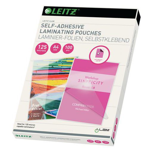 Laminovací kapsy Leitz A4 125 mic, 100 ks