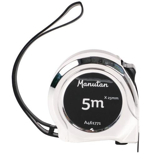 Svinovací metry Manutan Expert Ruban, stříbrné, 2 - 5 m