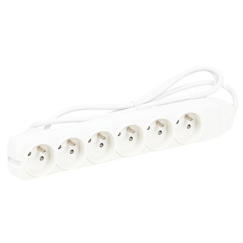 Prodlužovací kabel Manutan Expert, 6 zásuvek, 1,35 m Prodlužovací kabel Manutan Expert, 6 zásuvek, 1,35 m