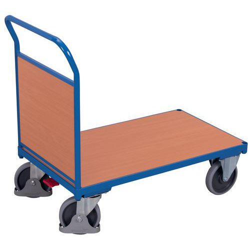 Plošinové vozíky s madlem s plnou výplní, do 400 - 500 kg