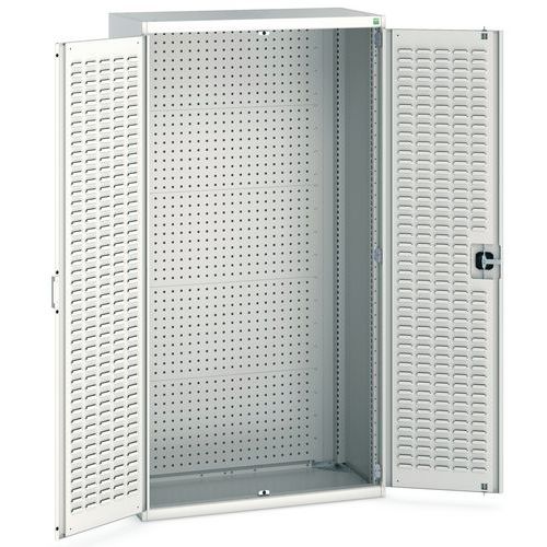 Dílenské skříně s perfo panely pro držáky na nářadí/boxy