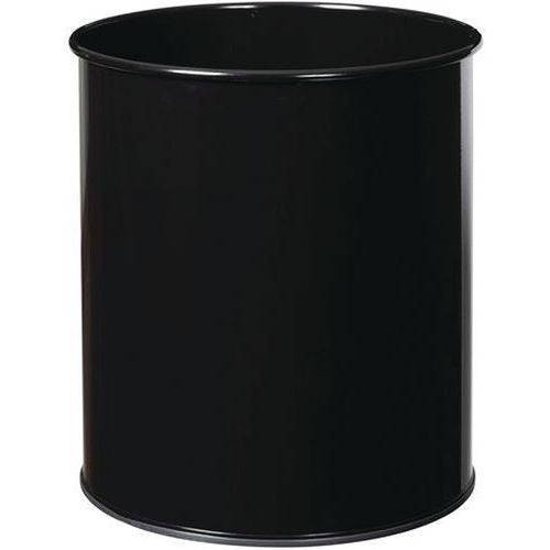 Kovový odpadkový koš Manutan OneTop, objem 30 l