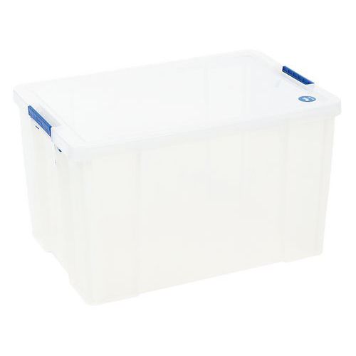 Plastové úložné boxy s víkem na klip Manutan Expert