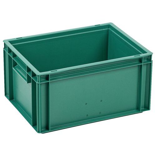 Plastové Euro přepravky Manutan Expert, zelená, 4 - 60 l