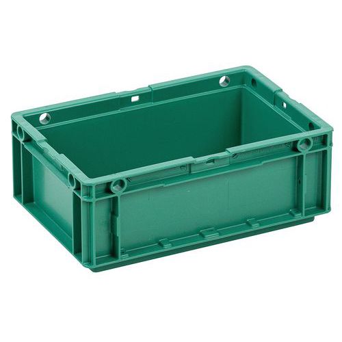 Plastové Euro přepravky Manutan Expert, zelená, 4 - 60 l