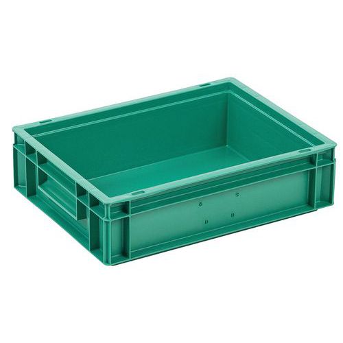 Plastové Euro přepravky Manutan Expert, zelená, 4 - 60 l