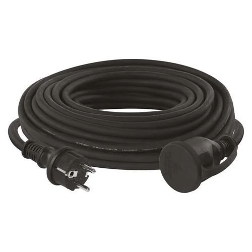Venkovní prodlužovací kabely, 1 zásuvka, guma - neopren, 2,5 mm2