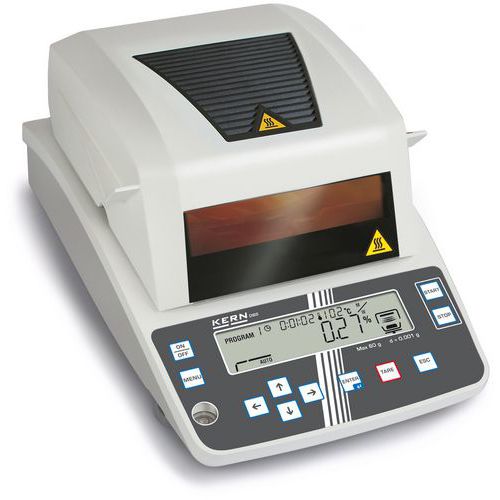 Analyzátory vlhkosti Kern DBS 60-3