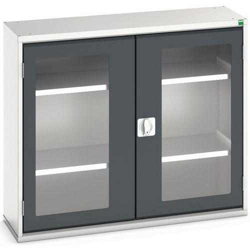 Dílenské skříně s průhlednými dveřmi Bott Verso, výška 90 cm