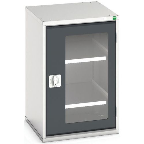 Dílenské skříně s průhlednými dveřmi Bott Verso, výška 80 cm