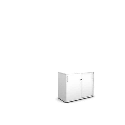 Nízké široké skříně MOON, 77,7 x 100 x 42,5 cm, s posuvnými dveřmi