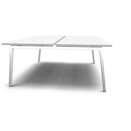 Sdružené kancelářské stoly MOON A, 160 x 164 x 74 cm, rovné provedení