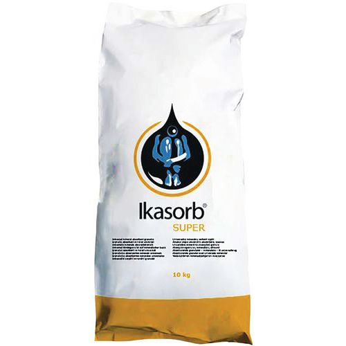 Sypký sorbent Ikasorb Super, sorpční kapacita 100 l, balení 10 kg