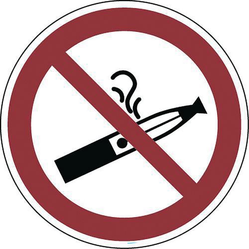 Zákazové značení Manutan Expert - Zákaz vapování, samolepicí Zákazové značení Manutan Expert - Zákaz vapování, samolepicí