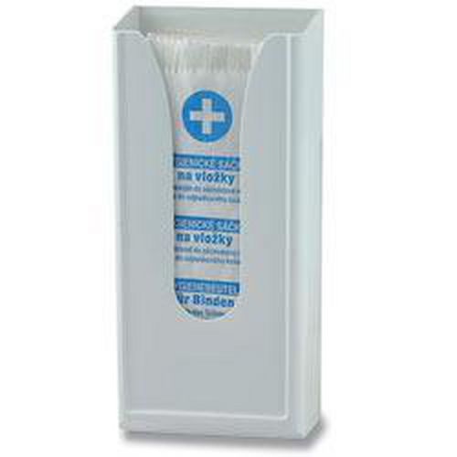 Zásobník na papírové hygienické sáčky - Hygobox bílý, plast