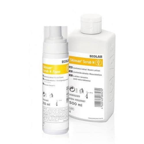 Antimikrobiální mycí prostředek Skinsan Scrub N 500ml k dezinfekci pokožky