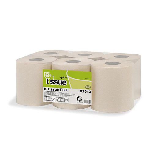 Papírové ručníky v roli Celtex BIO E-Tissue 2vrstvy, 6ks