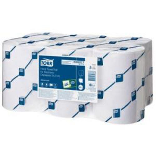 Papírové ručníky v roli Tork pro elektronický zásobník 24,7cm bílá H13, 6ks