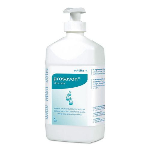 Tekuté krémové mýdlo Prosavon 500ml s olivovým olejem, pumpička