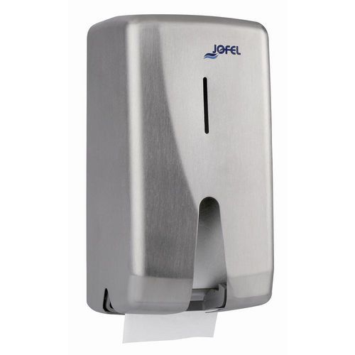 Zásobník toaletního papíru JOFEL pro konvenční role nerez satén