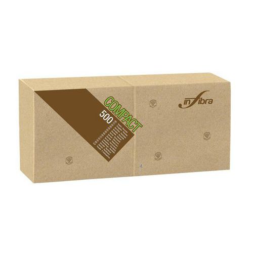Papírové ubrousky BIO-EKO Infibra 1vrstva 30x30cm, béžová, 500ks Papírové ubrousky BIO-EKO Infibra 1vrstva 30x30cm, béžová, 500ks